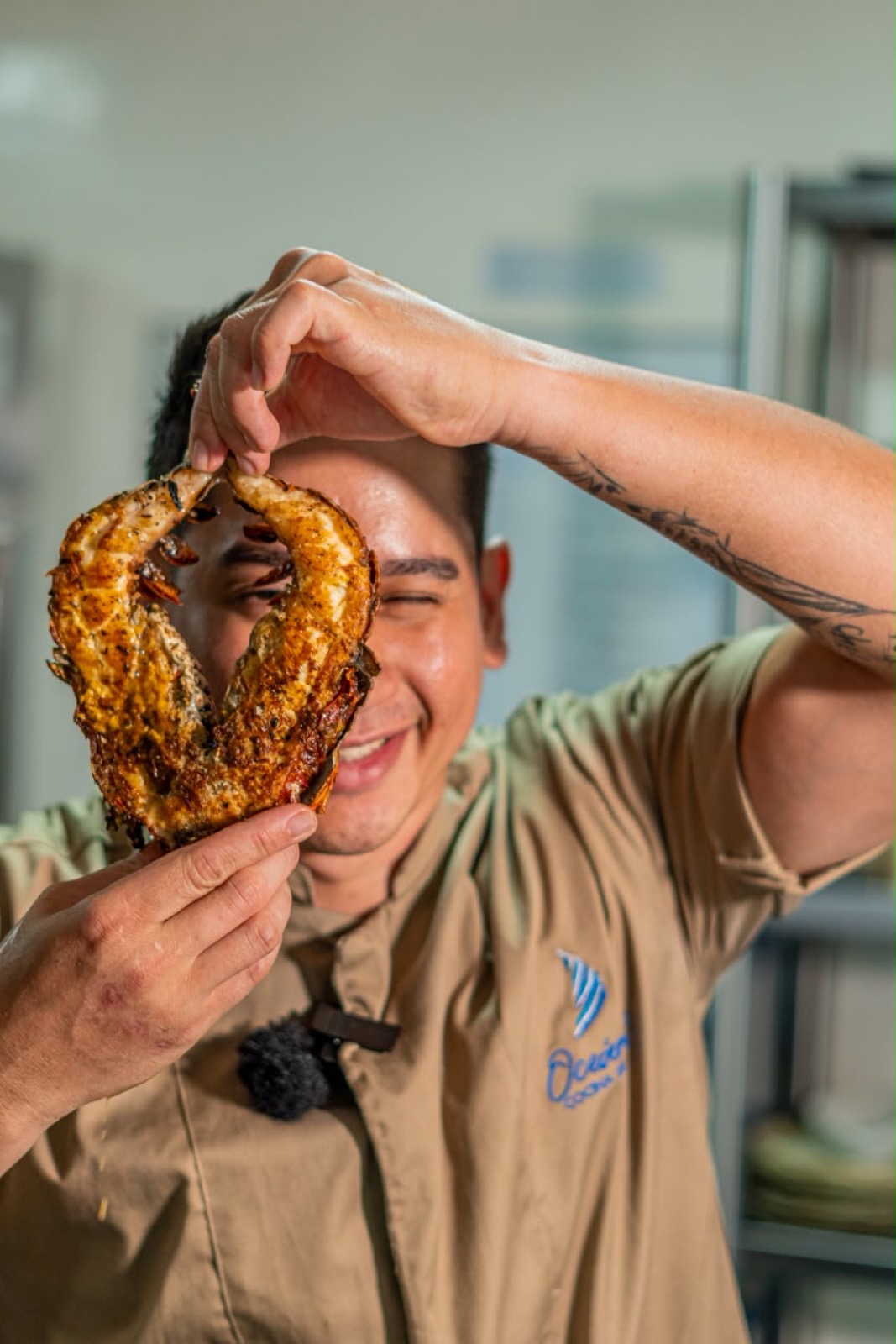Chef Oceánico con langosta a la parrilla
